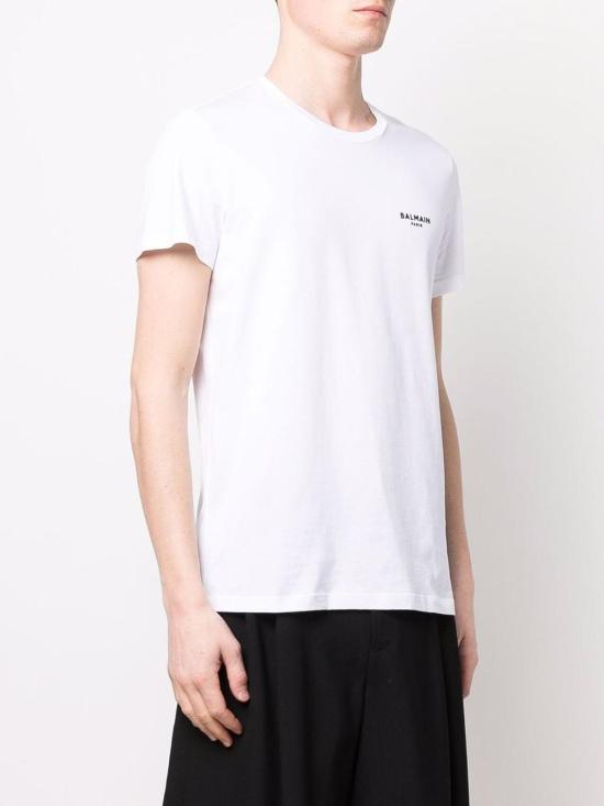  발망 반팔 티셔츠 XH0EF000BB04GAB White - BALMAIN