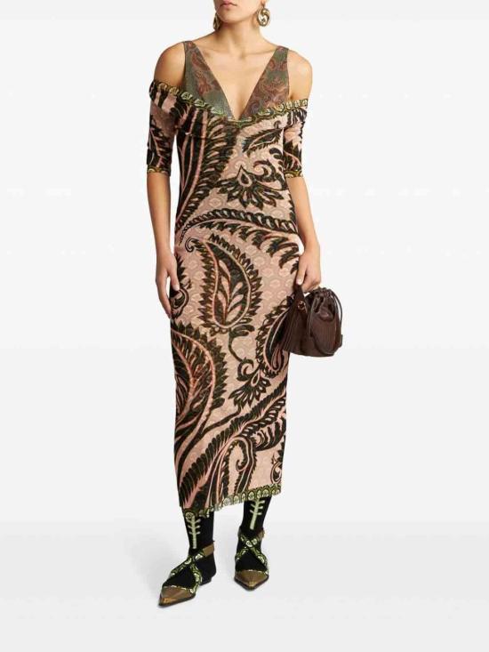 24FW 에트로 롱 원피스 WRHA014599IAS16X0870 Multicolour - ETRO