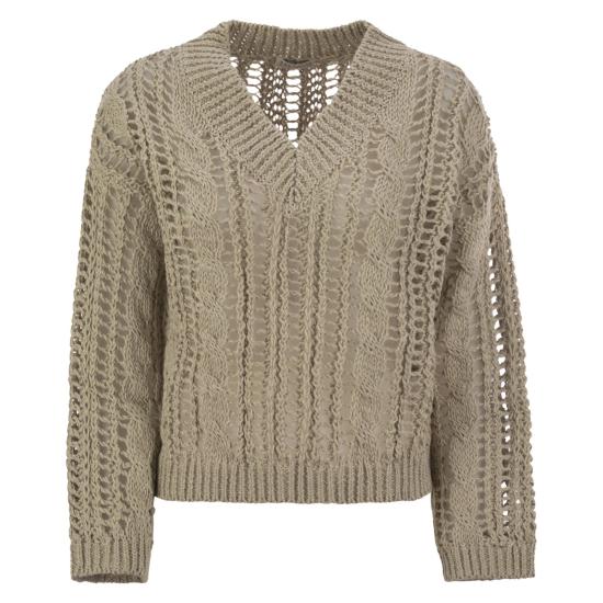 25SS 브루넬로 쿠치넬리 스웨터 M3Y351812 BEIGE