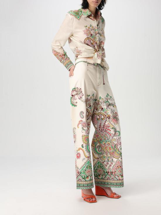 25FW 에트로 셔츠 WRIA0013AK779 X0802 White - ETRO