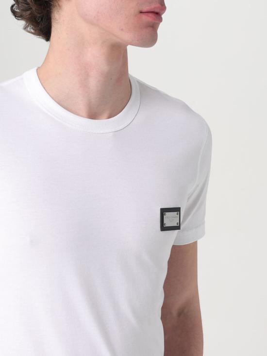 25FW 돌체앤가바나 반팔 티셔츠 G8PT1TG7F2I W0800 White - DOLCE & GABBANA