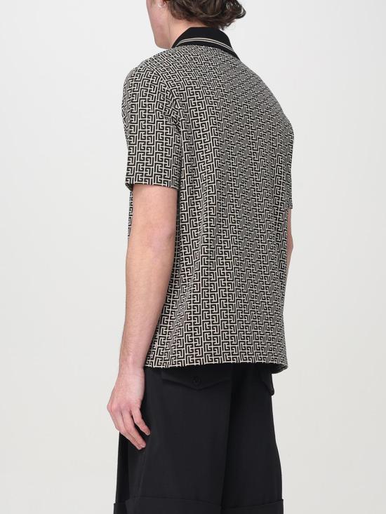 25FW 발망 폴로 티셔츠 EH1GC027BC90 GFE White - BALMAIN