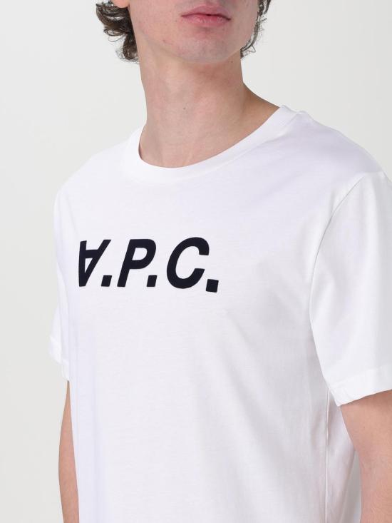 25FW 아페쎄 반팔 티셔츠 COHBMM26384 TAE White - A.P.C.