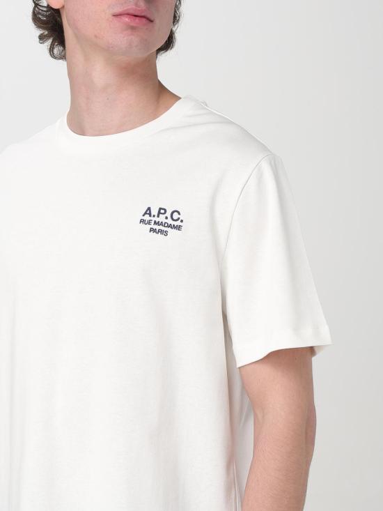 25FW 아페쎄 반팔 티셔츠 COHBUM26388 TAE White - A.P.C.