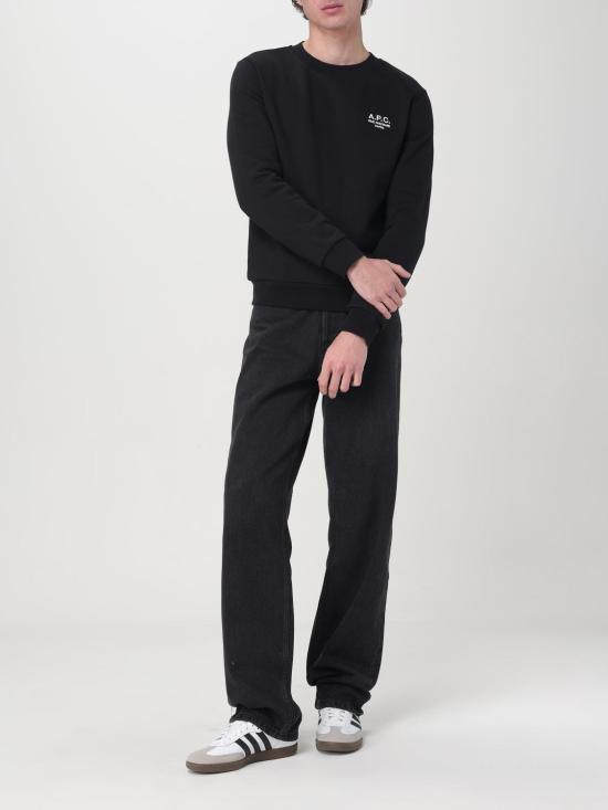 25FW 아페쎄 긴팔 티셔츠 COHBVM27913 TZC Black - A.P.C.