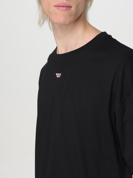 25FW 디젤 반팔 티셔츠 A149290GRAI 9XX Black - DIESEL