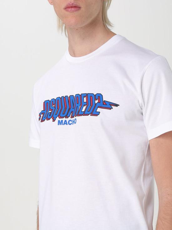 25FW 디스퀘어드2 반팔 티셔츠 S71GD1552S23009 100 White - DSQUARED2