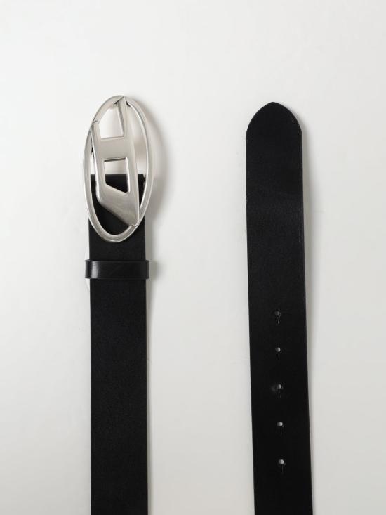 25FW 디젤 B-1DR 레더 벨트 D 버클 X08516PR666 T8013 Black - DIESEL