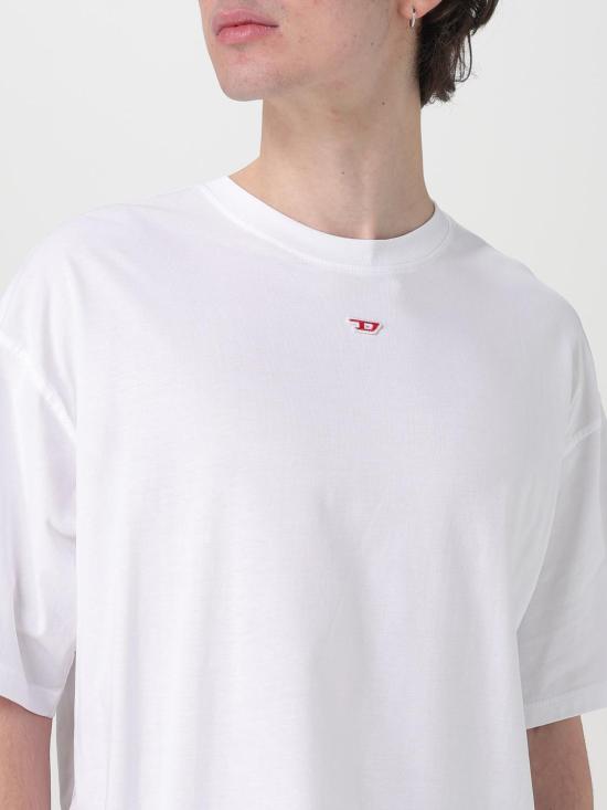 25FW 디젤 반팔 티셔츠 A149290GRAI 100 White - DIESEL