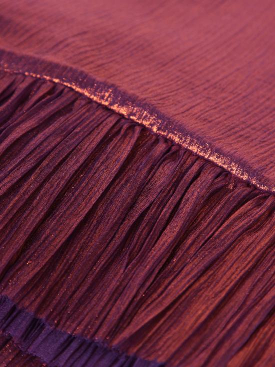 25FW 마리아루시아호한 머플러/스카프 PS23877 SILK FLAME Bordeaux - MARIA LUCIA HOHAN