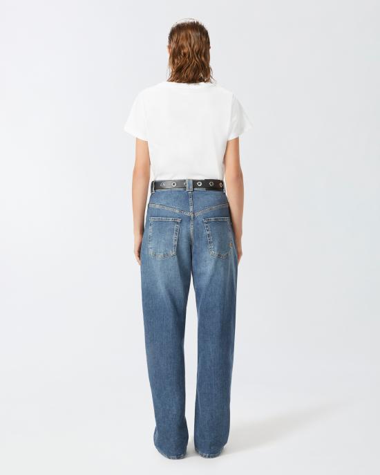  핑코 반팔 티셔츠 100373A228 Z04 Bianco brill - PINKO