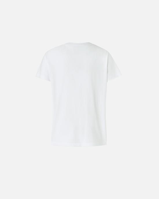  핑코 반팔 티셔츠 100373A228 Z04 Bianco brill - PINKO