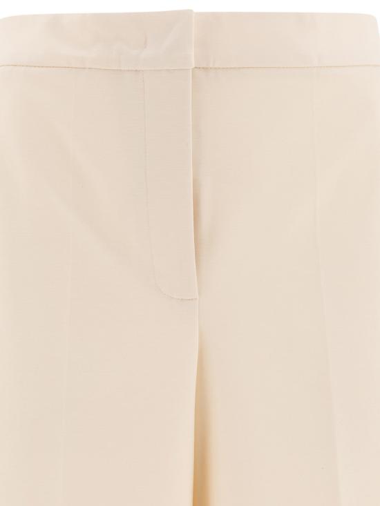25SS 막스마라 스트레이트 팬츠 2511781038600ORCHE001 White - MAX MARA