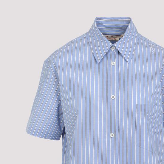 25SS 마르니 미디 원피스 ABMA1379S0UTC455 STB61 BLUE - MARNI