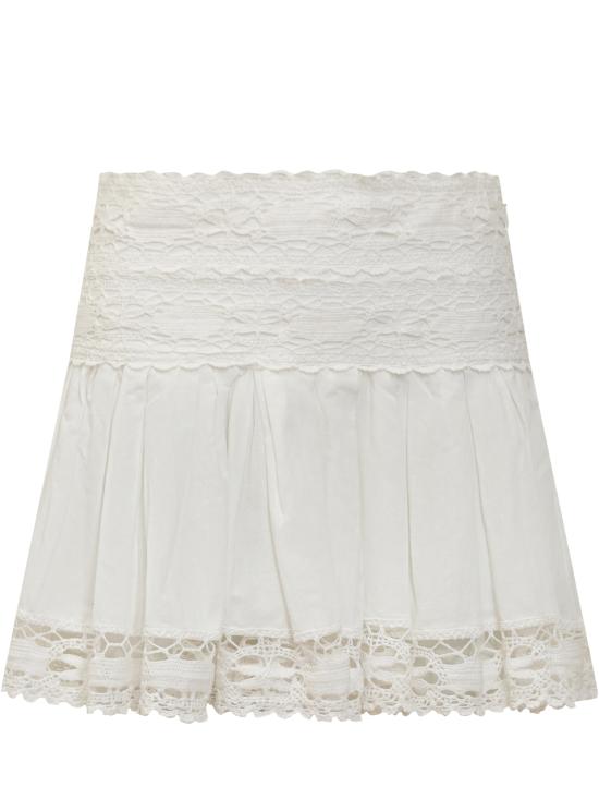 25SS 이자벨마랑에뚜왈 숏 스커트 25PJU0304FAC1J14E 20WH WHITE