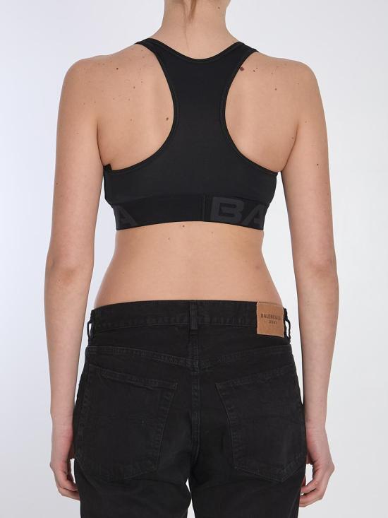 25SS 발렌시아가 민소매 티셔츠 2290795 814297 4E9B3 1062 Black - BALENCIAGA