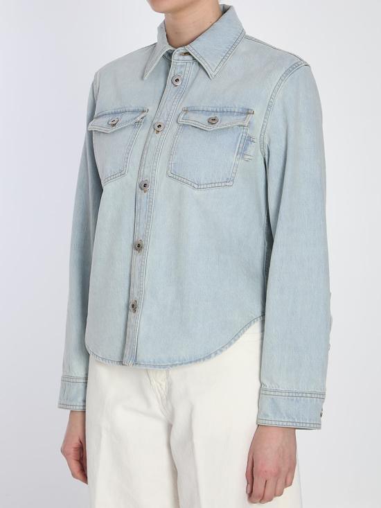 25SS 보테가베네타 셔츠 37629791 813498 V4ZR0 4132 BLUE - BOTTEGA VENETA