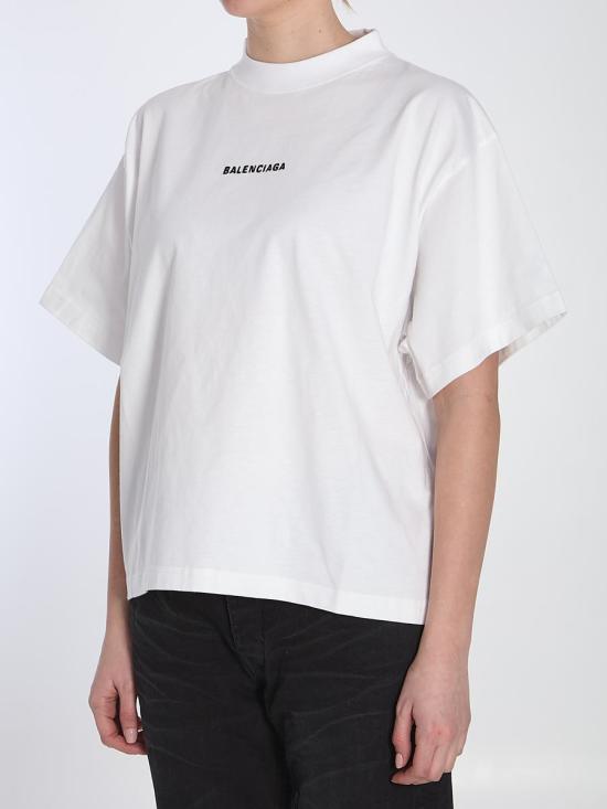 25SS 발렌시아가 반팔 티셔츠 4021893 818431 TPVK1 9040 WHITE - BALENCIAGA