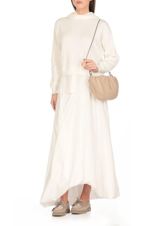 25SS 브루넬로 쿠치넬리 숏 스커트 M0F79G3812C600 WHITE - BRUNELLO CUCINELLI