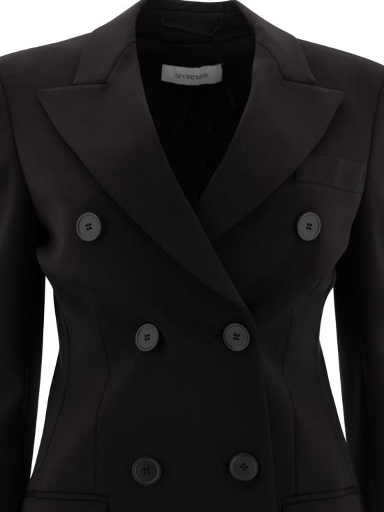 25SS 스포트막스 아우터 2512911011600FRIZZO003 Black - SPORTMAX