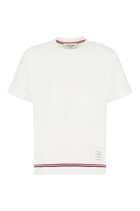 25SS 톰브라운 반팔 티셔츠 FJS193AJ0185 100 WHITE