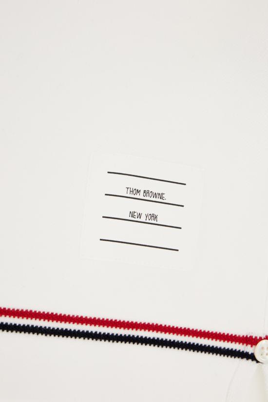 25SS 톰브라운 반팔 티셔츠 FJS193AJ0185 100 WHITE - THOM BROWNE