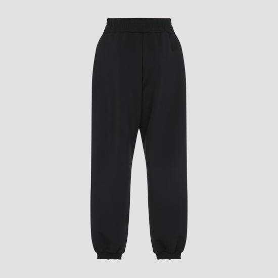 25FW 몽클레어 스트레이트 팬츠 K10938H00004 89A8K 999 BLACK - MONCLER