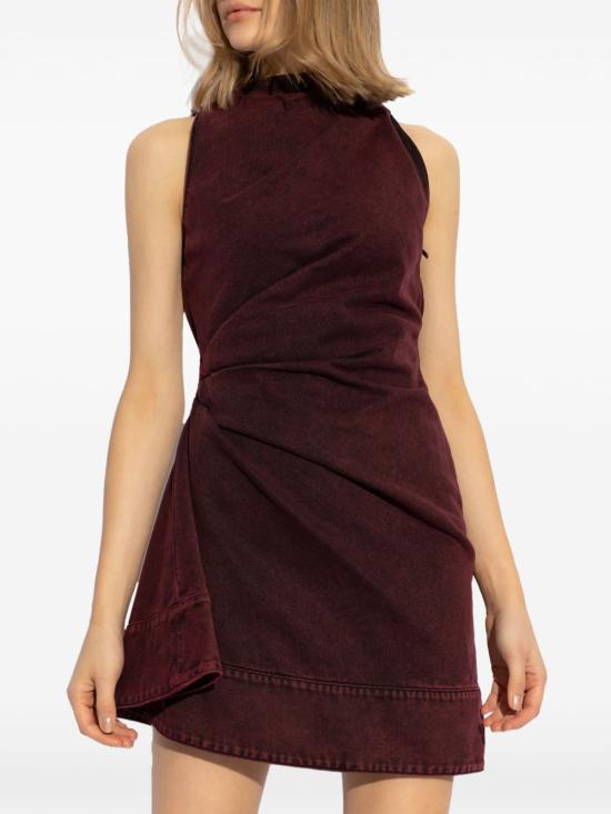  알렉산더 맥퀸 숏 원피스 817641QMAC0 raspberry - ALEXANDER MCQUEEN