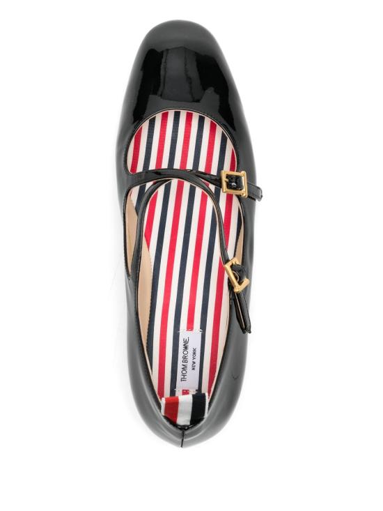  톰브라운 플랫 슈즈 FFD143A00216 black - THOM BROWNE