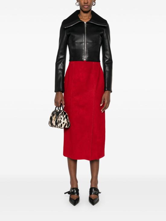  알렉산더 맥퀸 가죽 자켓 817917Q5ANU - ALEXANDER MCQUEEN