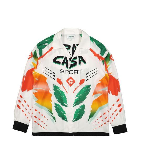  카사블랑카 긴팔 셔츠 CSBM241PRTS015WH CASA MOTO WHITE DOM