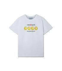  카사블랑카 반팔 티셔츠 CSBM3FRTS020WH CASA SPORT TENNIS BALLS DOM