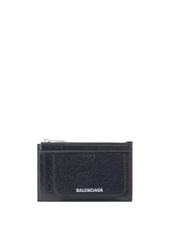 26FW 발렌시아가 남성지갑 8018302AA9Z 1000 BLACK
