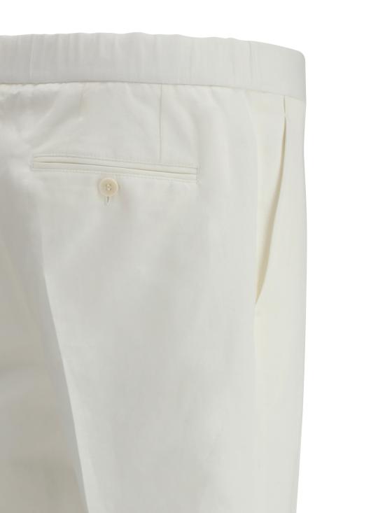 26SS 브리오니 스트레이트 팬츠 RP350LPA106 9100 WHITE - BRIONI