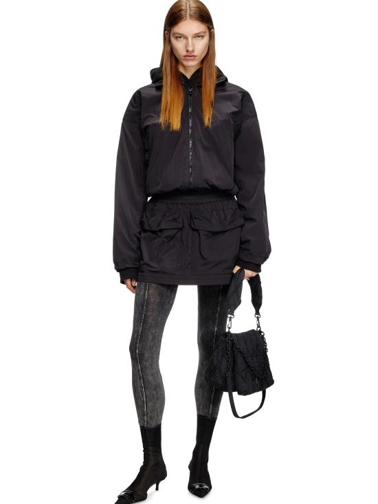 25SS 디젤 숏 스커트 A168180AKAD 9XX Black - DIESEL