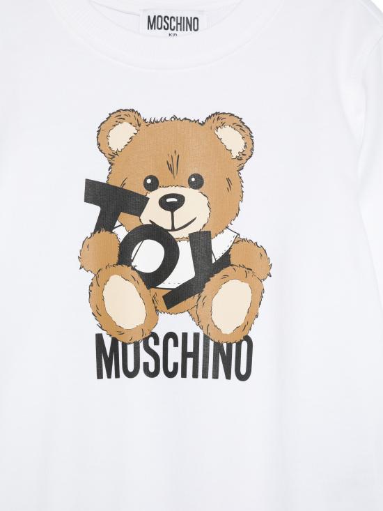 25SS [주니어] 모스키노 니트/스웻셔츠 HUF08VLCA19 10101 White - MOSCHINO