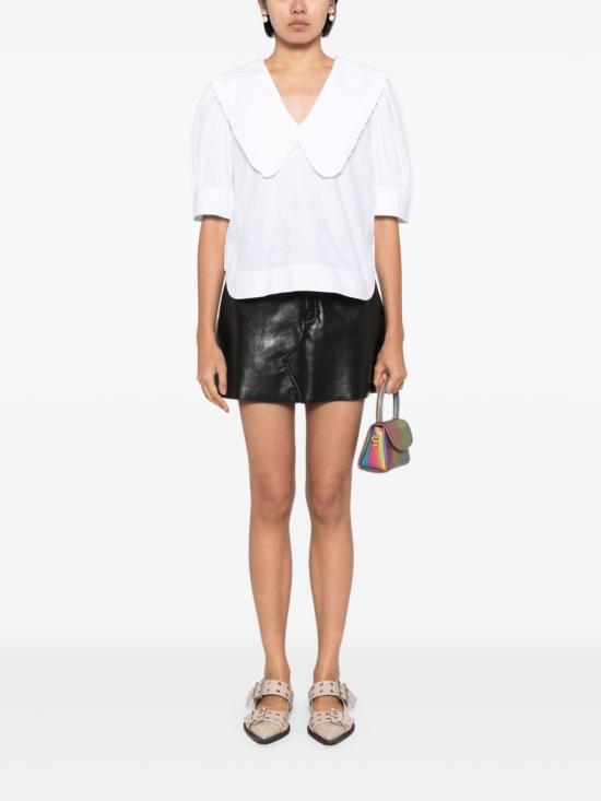  가니 블라우스 F8635151 white - GANNI