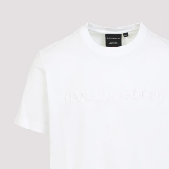 25SS 캐나다구스 반팔 티셔츠 1420M2 25 WHITE - CANADA GOOSE