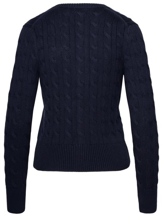 25SS 폴로 랄프로렌 포니 로고 자수 케이블 니트 크루넥 가디건 211891643002 NAVY DOM - POLO RALPH LAUREN