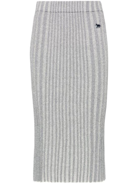  메종키츠네 미디 스커트 MW01510KT1104 blue