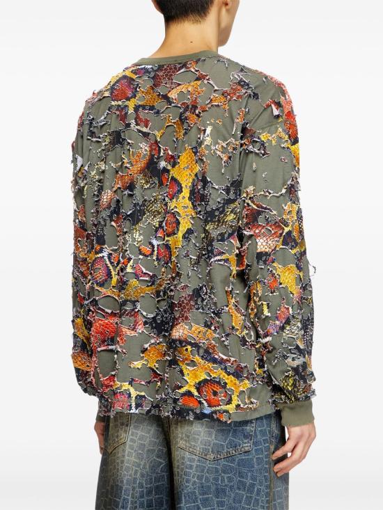  디젤 긴팔 티셔츠 P014650SPBL - DIESEL