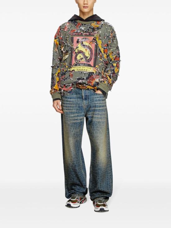  디젤 긴팔 티셔츠 P014650SPBL - DIESEL