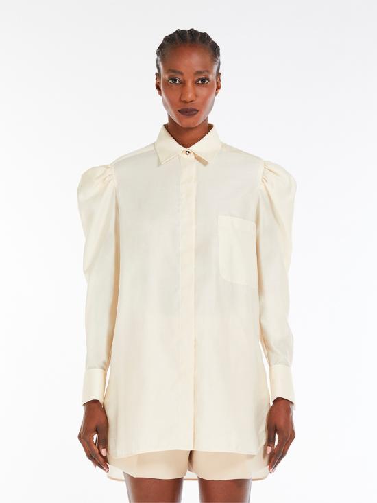 25SS 막스마라 셔츠 FARADAY 001 BIANCO AVORIO - MAX MARA