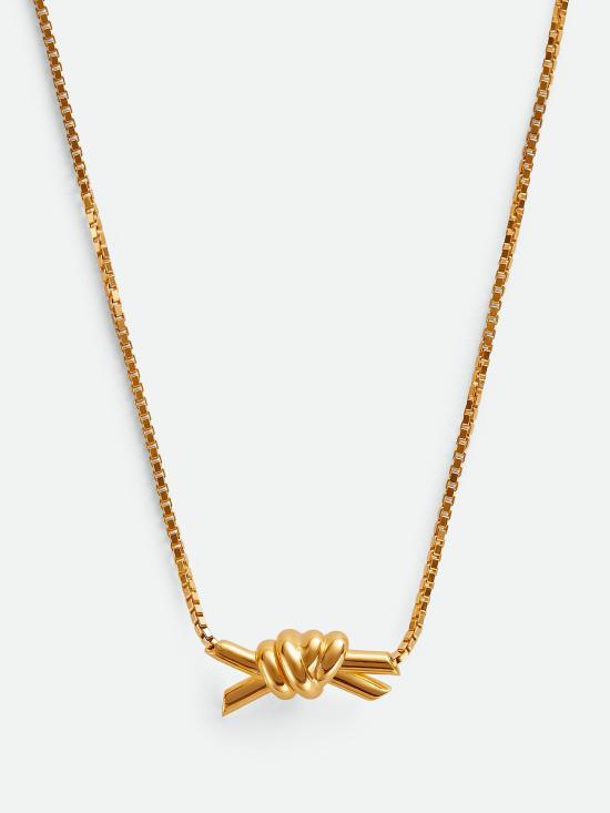 25SS 보테가베네타 목걸이/팬던트 815932 VAHU0 8120 YELLOW GOLD - BOTTEGA VENETA