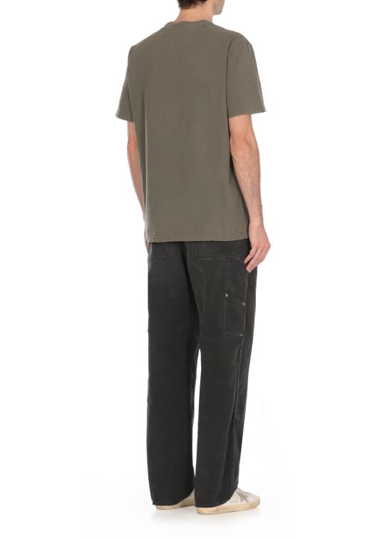 25SS 골든구스 반팔 티셔츠 GMP01220 P000671 35479 GOLDEN Green - GOLDEN GOOSE