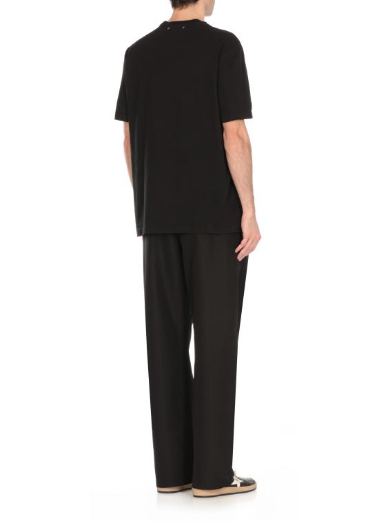 25SS 골든구스 반팔 티셔츠 GMP01220 P000637 90292 GOLDEN Black - GOLDEN GOOSE