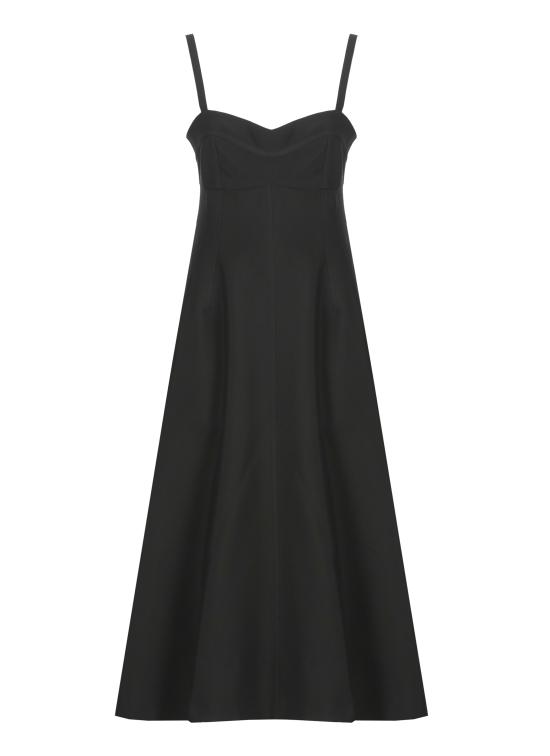 25SS 질샌더 미디 원피스 J04CT0113 J70013001 Black