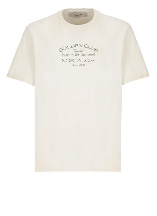 25SS 골든구스 반팔 티셔츠 GMP01220 P001873 11421 JOURNEY White