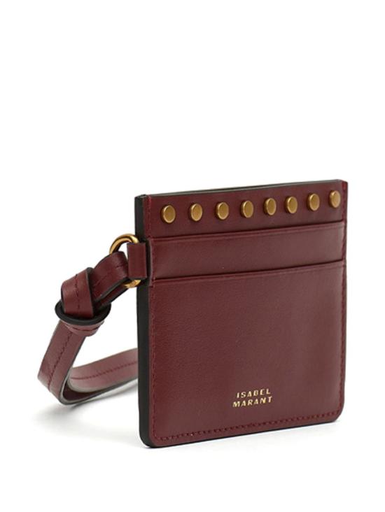  이자벨마랑 지갑 MP0059FAB4C17M burgundy - ISABEL MARANT