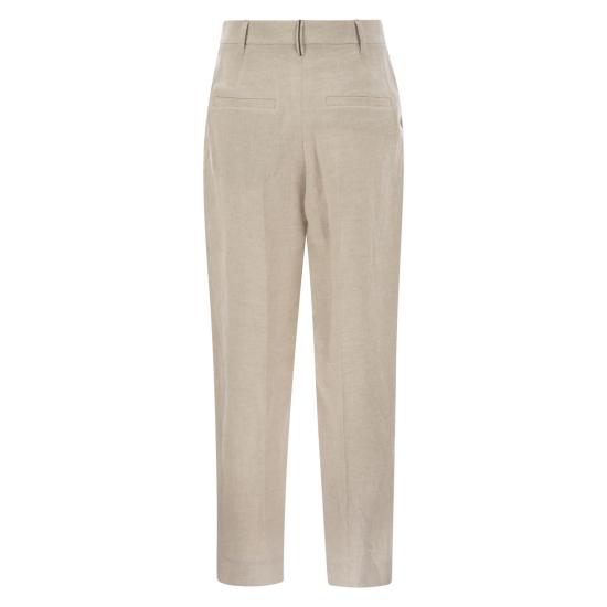 25SS 브루넬로 쿠치넬리 스트레이트 팬츠 MH547P8308 SAND - BRUNELLO CUCINELLI